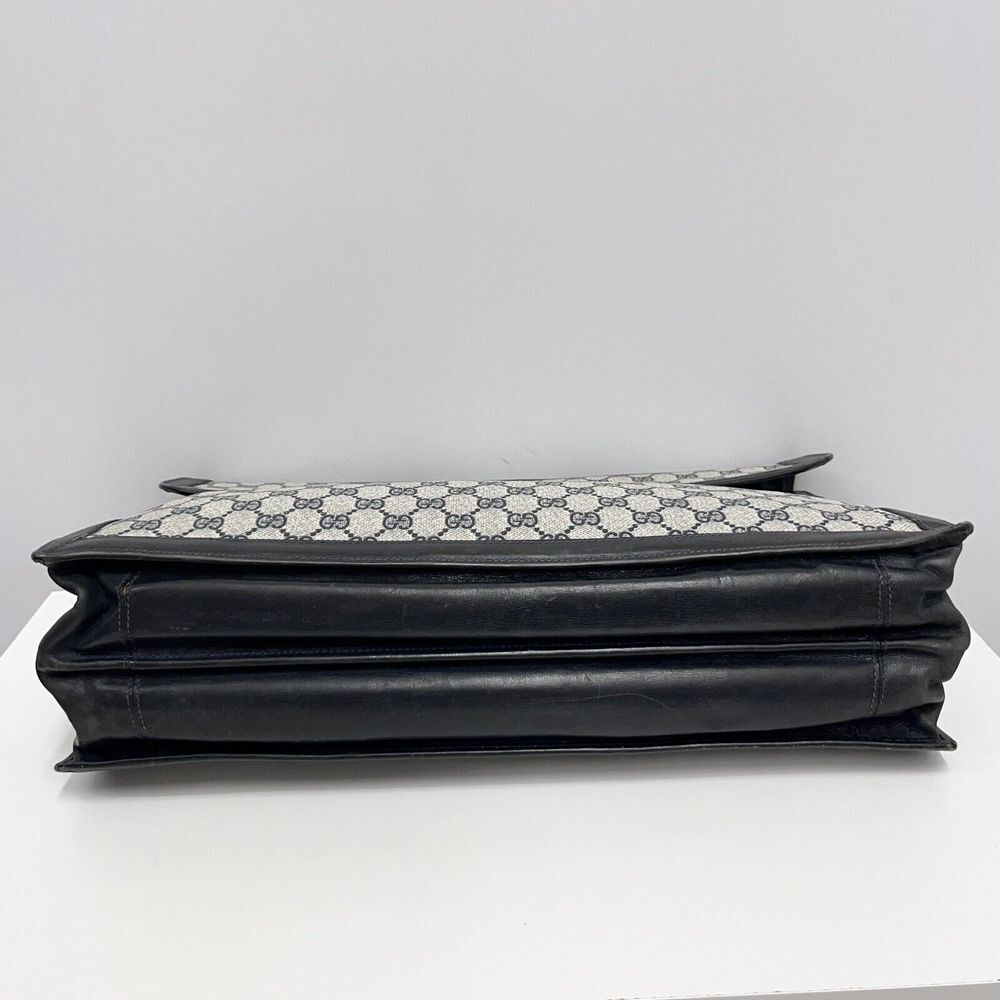 Gucci Black and Gray Monogram Briefcase - Picture 5 of 16